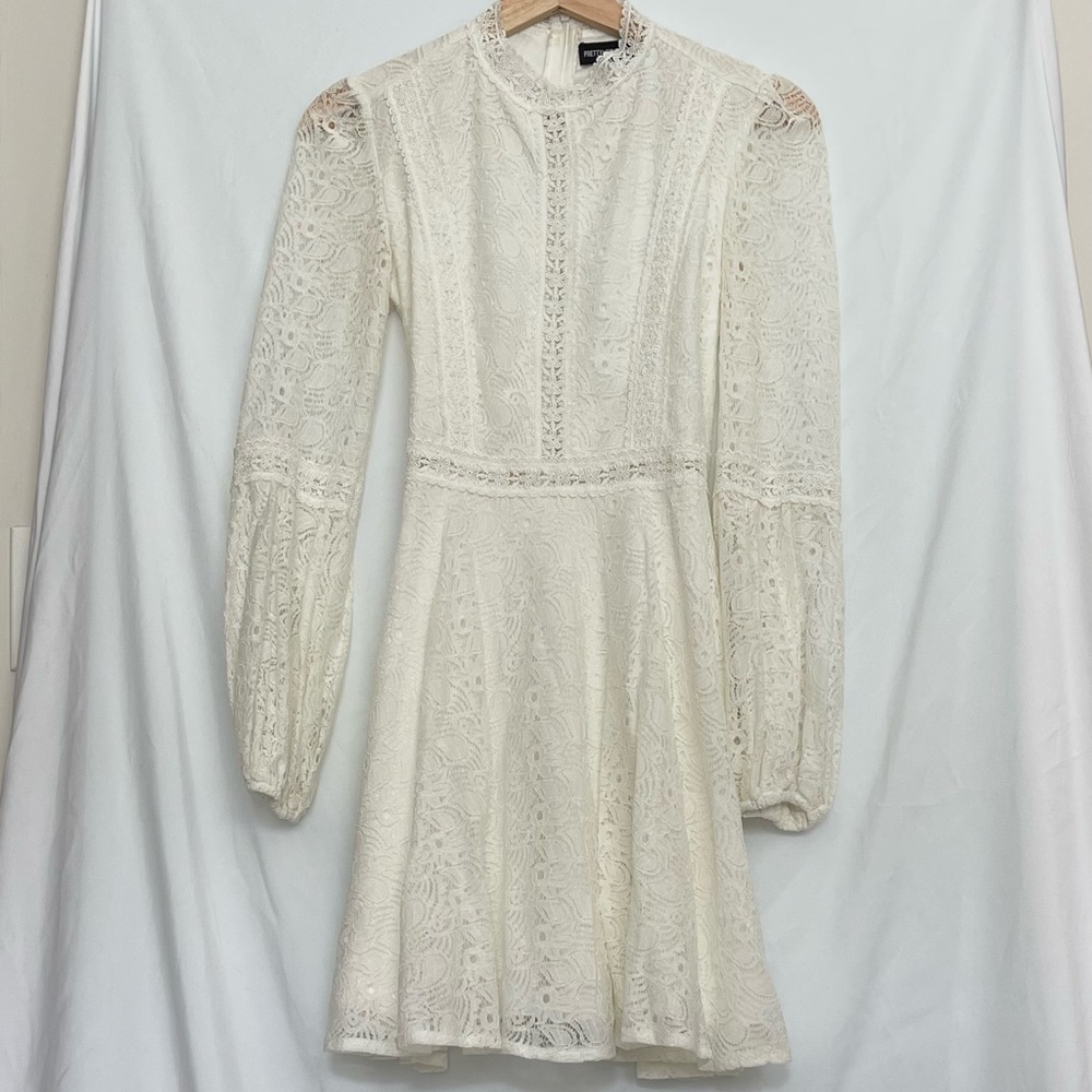 bridal engagement white dress